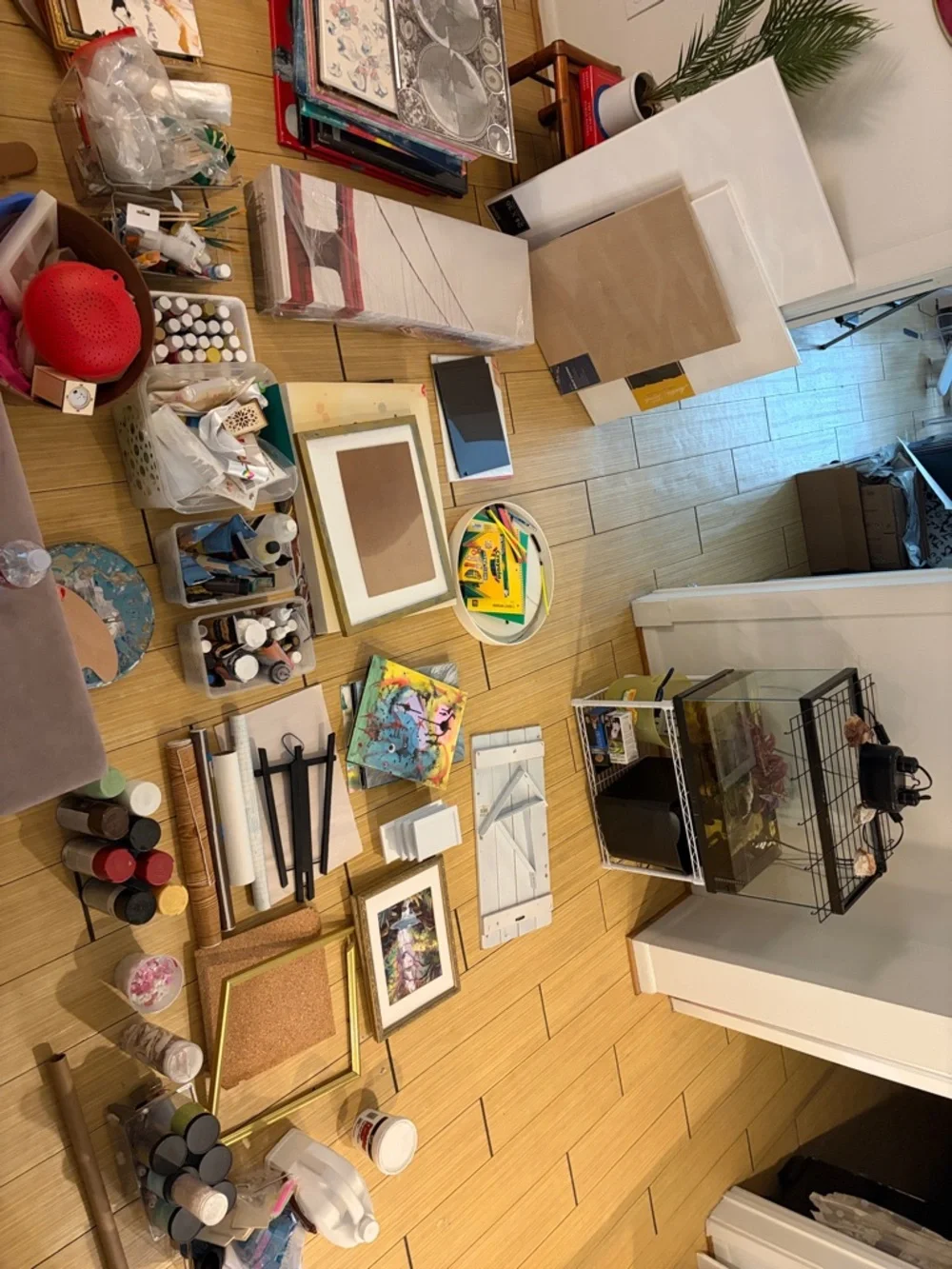 Pack of Assorted Art & Office Supplies - Pink and White - Picture 2 of 2